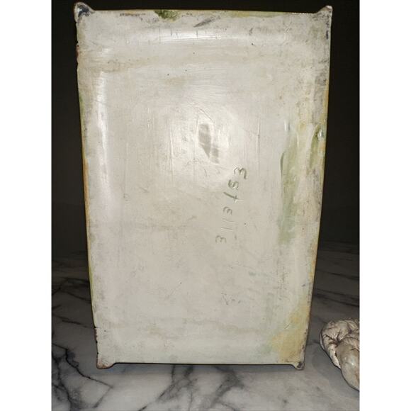 Vintage Atlantic Mold Ceramic 11pc Manger Nativity Set Handmade Handpainted Xmas - Picture 8 of 16